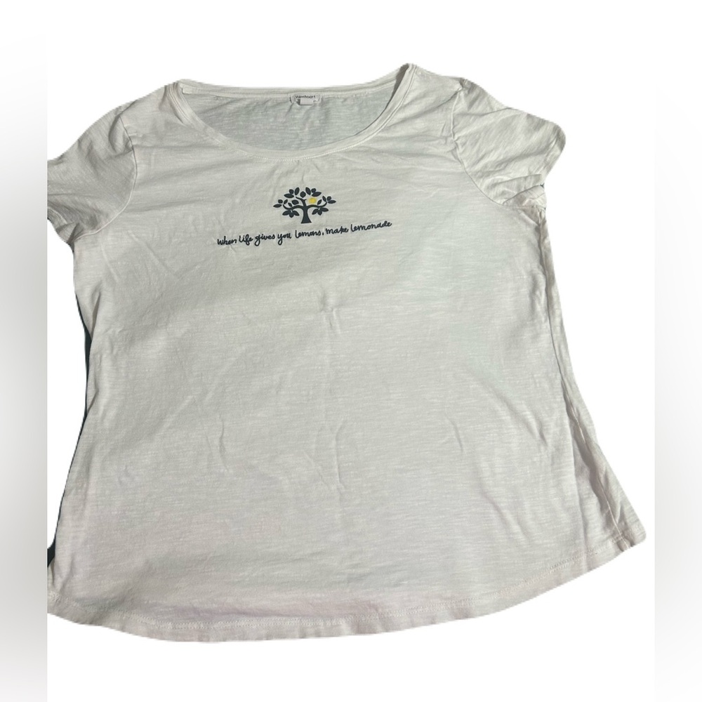 Women's White Westport Graphic Tee When Life gives you lemons